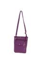 Raspberry 'Five CB' Real Leather Cross Body Bag, Image 2 of 5