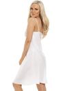 White Camille Lingerie White Knee Length Full Slip, Image 3 of 5