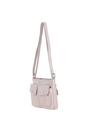 Light Pink 'Cardiff' Real Leather Crossbody Bag, Image 3 of 5