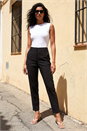 Black Regular Slim Leg Trouser, Image 1 of 4