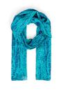 Blue Tie Die Cotton Lightweight Scarf, Image 1 of 4