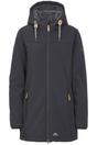 Black Kristen Long Hooded Waterproof Jacket, Image 1 of 8