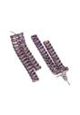 Lilac Diva Asymmetric Dangler Earrings, Image 3 of 5