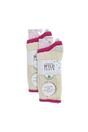 Cream 4 Pairs Cable Knit Glitter Socks, Image 2 of 3