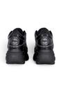 Black Womens Platform Fashion Trainers 1339-14, Image 5 of 6