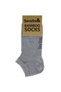 Grey 4 Pack Luxury Bamboo Low Cut Trainer Socks for Wo, Image 2 of 4