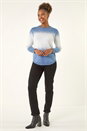 Light Blue  Ombre Soft Knit Jumper, Image 2 of 5