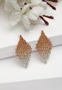 Orange Diva Collection Chandelier Drop Earrings, Image 2 of 5