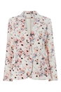 Ivory  Pastel Linen Floral Jacket, Image 4 of 4