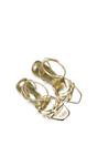 Gold 'Ottoline' Strappy Stiletto Heeled Sandals With Ankle Strap, Image 6 of 6