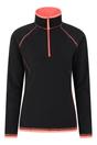 Black Montana Half Zip Fleece Top, Image 1 of 5