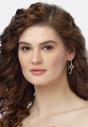 Silver Clover Hoop Earrings, Image 4 of 5