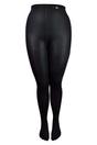 Black Thick Winter Warm Fleece Lined Thermal Tights, Image 1 of 5