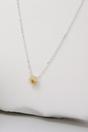 Silver Sterling Silver Daisy Pendant Chain Necklace, Image 2 of 2