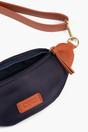 Navy Blue Etre Navy Blue Compact Crossbody Bum Bag, Image 2 of 2