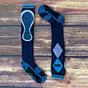 Blue 1 Pack Long Knee High Cotton Equestrian Socks, Image 3 of 5