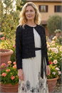 Black Textured Edge To Edge Jacket, Image 1 of 4