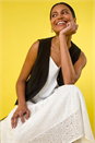 White Broderie Frill Tiered Midi Dress, Image 7 of 7