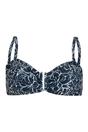 Navy Aceana III Petal Bikini Top, Image 2 of 6