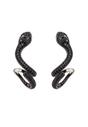 Black Serpent's charming Earrings, Image 1 of 5