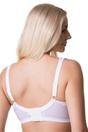 White Camille Lingerie White Non Wired Full Cup Floral Lace Bra, Image 3 of 5