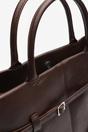 Brown Flores Luxury Structured Leather Tote Bag, Image 5 of 8