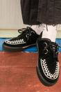 Black TUK Footwear Black Pointed Creeper Sneaker Suede Shoes, Image 6 of 8