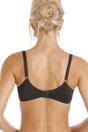 Black Lace Non Padded Underwired Bra, Image 2 of 4