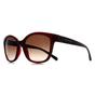 Red Cat Eye Shiny Transparent Red Brown Gradient AX4127S, Image 2 of 3