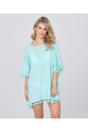 Aquamarine Valencia - Kaftan Beach Cover-up, Image 2 of 2
