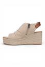 Beige Blowfish Malibu Beige Womens "Amira" Wedge Slingbacks Heel Sandals, Image 5 of 6