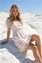 Ivory Dusk Lace Rose Print Dress, Image 1 of 6