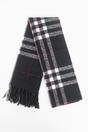 Black Traditional Tartan Check Winter Scarf, Image 3 of 3