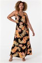 ORANGE Curve Paisley Print Maxi Dress, Image 1 of 4
