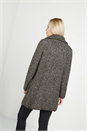 Charcoal Longline Coatigan, Image 2 of 3