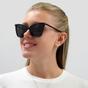 Black Saint Laurent Black Cat Eye Black Grey Sunglasses, Image 6 of 6