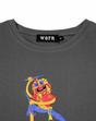 Charcoal The Muppets Animal Drummer By Worn T-Shirt, Image 4 of 4