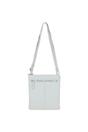 Light Grey Ashwood Leather Light Grey 'Cienna' Real Leather Crossbody Bag, Image 4 of 5
