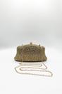 Gold Embellished Clutch Bag, Image 5 of 5