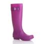 Fuchsia AJVANI Fuchsia Waterproof Wellington Boots Wellies, Image 1 of 6