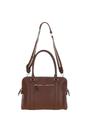 Tan 'Cuore di Cuoio' 3 Section Large Leather Handbag, Image 4 of 4