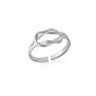Silver Knot Sterling Silver Adjustable Ring, Image 1 of 1