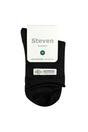 Black Bamboo Sensory Soft Seamless Socks, Image 2 of 5