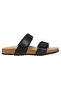 Black D Brionia R Leather Sandals, Image 3 of 4