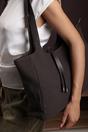 Dark Brown Where's That From Dark Brown Cabana Suede Shoulder Tote Bag, Image 1 of 7
