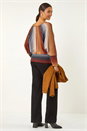 Rust SpaceDye Sunray Knit Jumper, Image 3 of 5