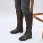 Brown AJVANI Brown Calf Riding Boots, Image 5 of 6