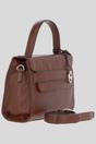 Tan 'Ardora' Real Leather Handbag With Detachable Crossbody Strap, Image 4 of 4