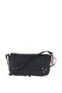 Black 'Blossom' Flap Over Real Leather Shoulder Bag, Image 1 of 4