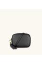 Black The Tassel Black Leather Crossbody Bag, Image 1 of 4